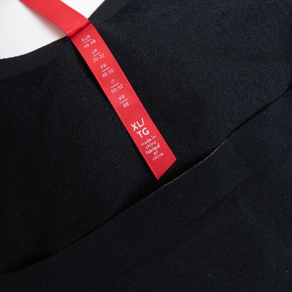 Spanx Open-Bust Mid-Thigh Bodysuit Very Black XL - Picture 7 of 14